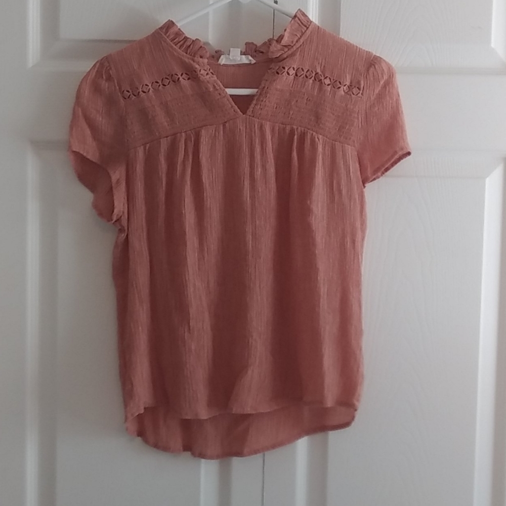 Pinky/Beige blouse
